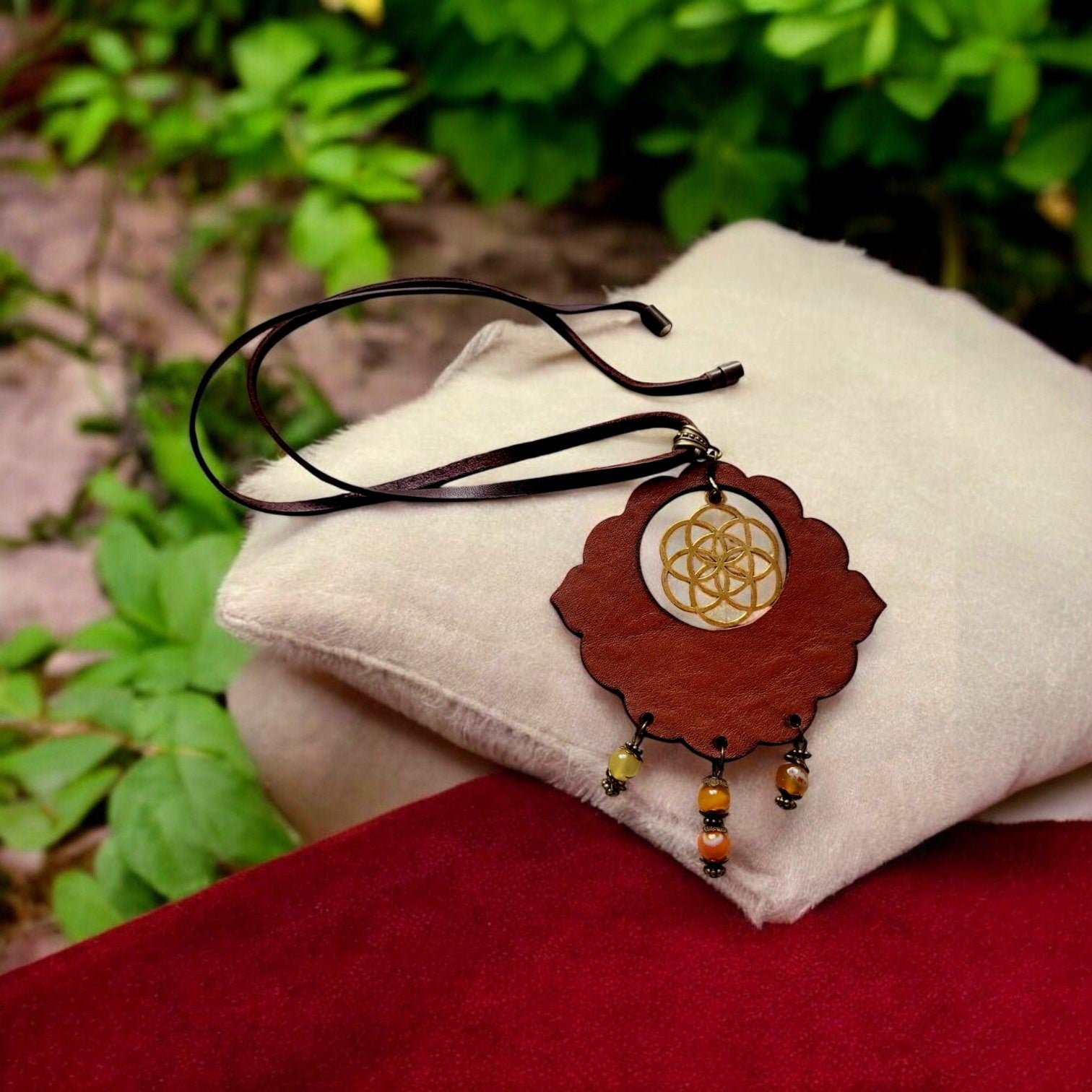 Leather Necklace | Charnova | V2