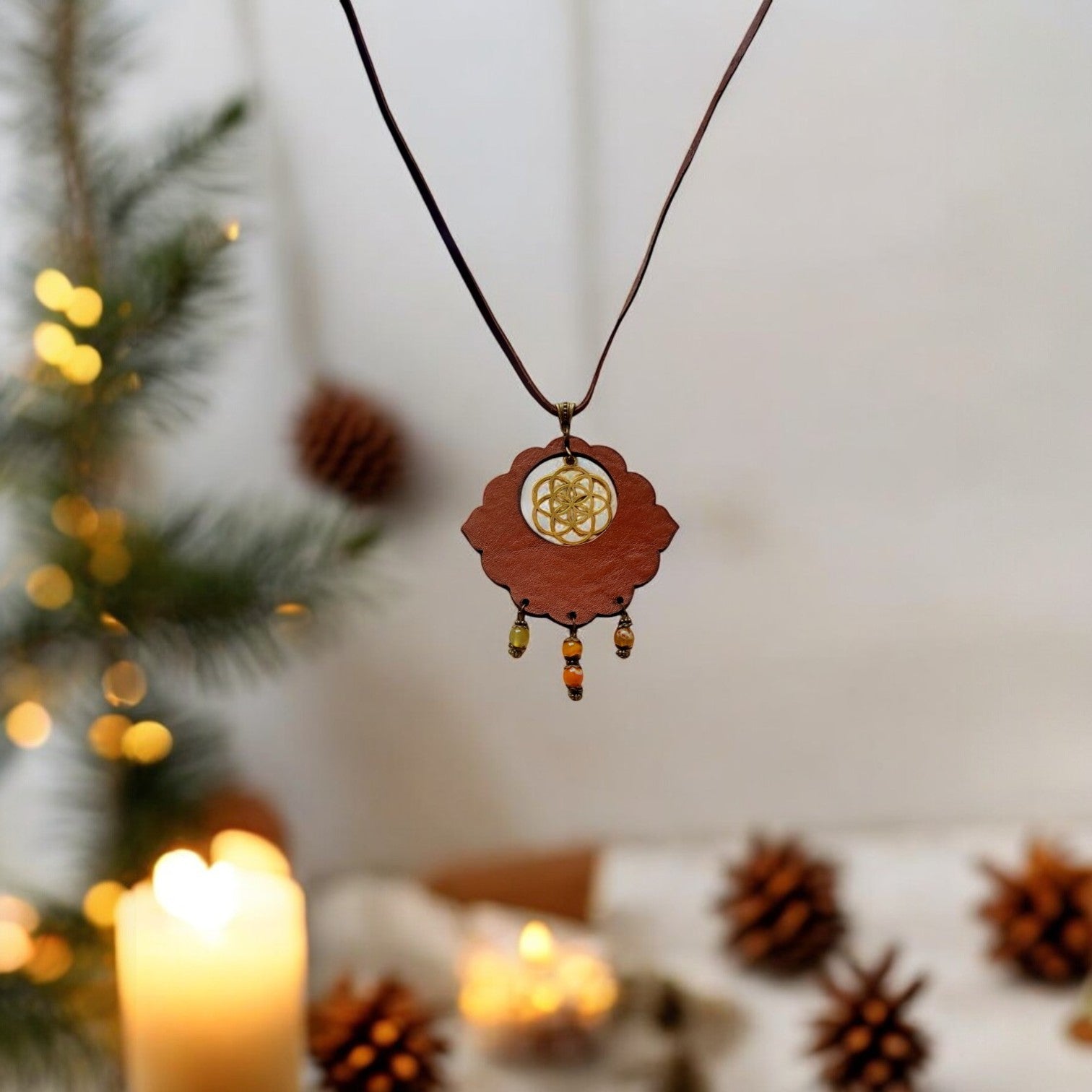 Leather Necklace | Charnova | V2