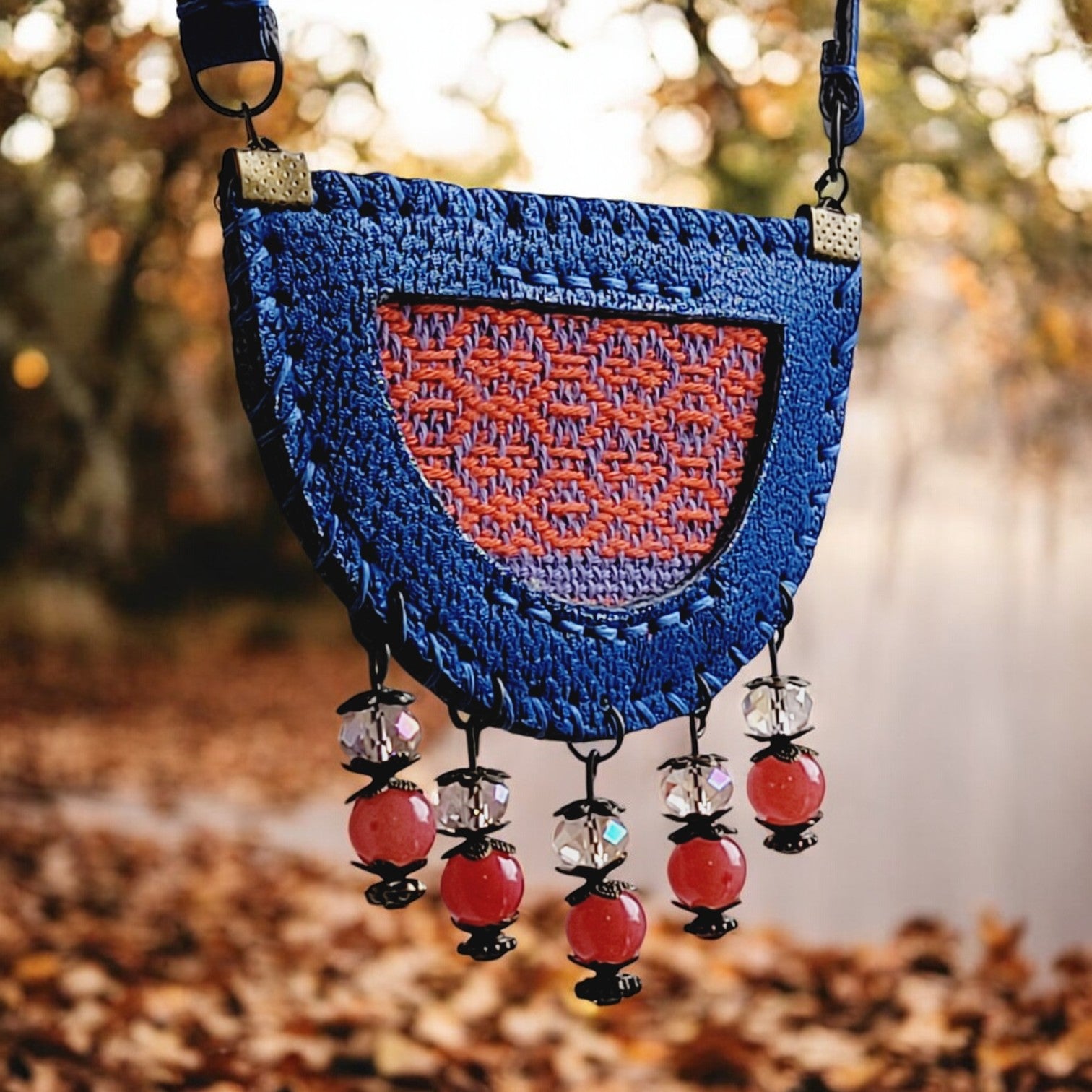 Leather necklase | Velora | C5