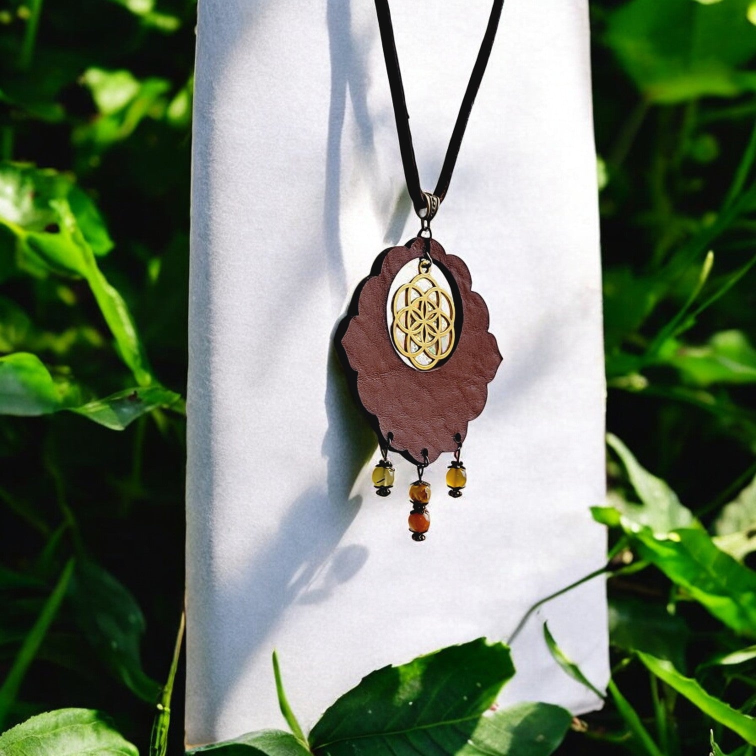 Leather Necklace | Charnova | V2