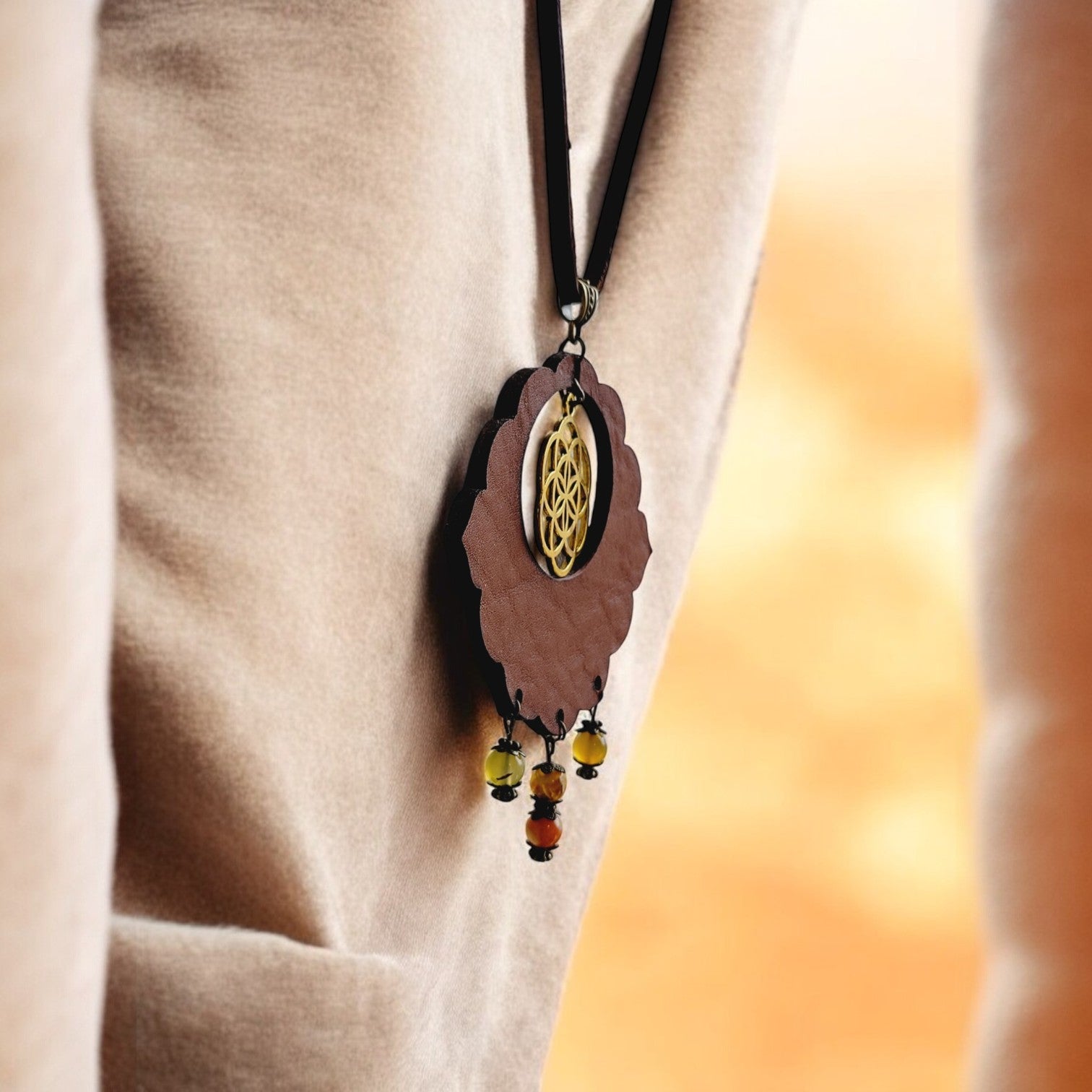 Leather Necklace | Charnova | V2