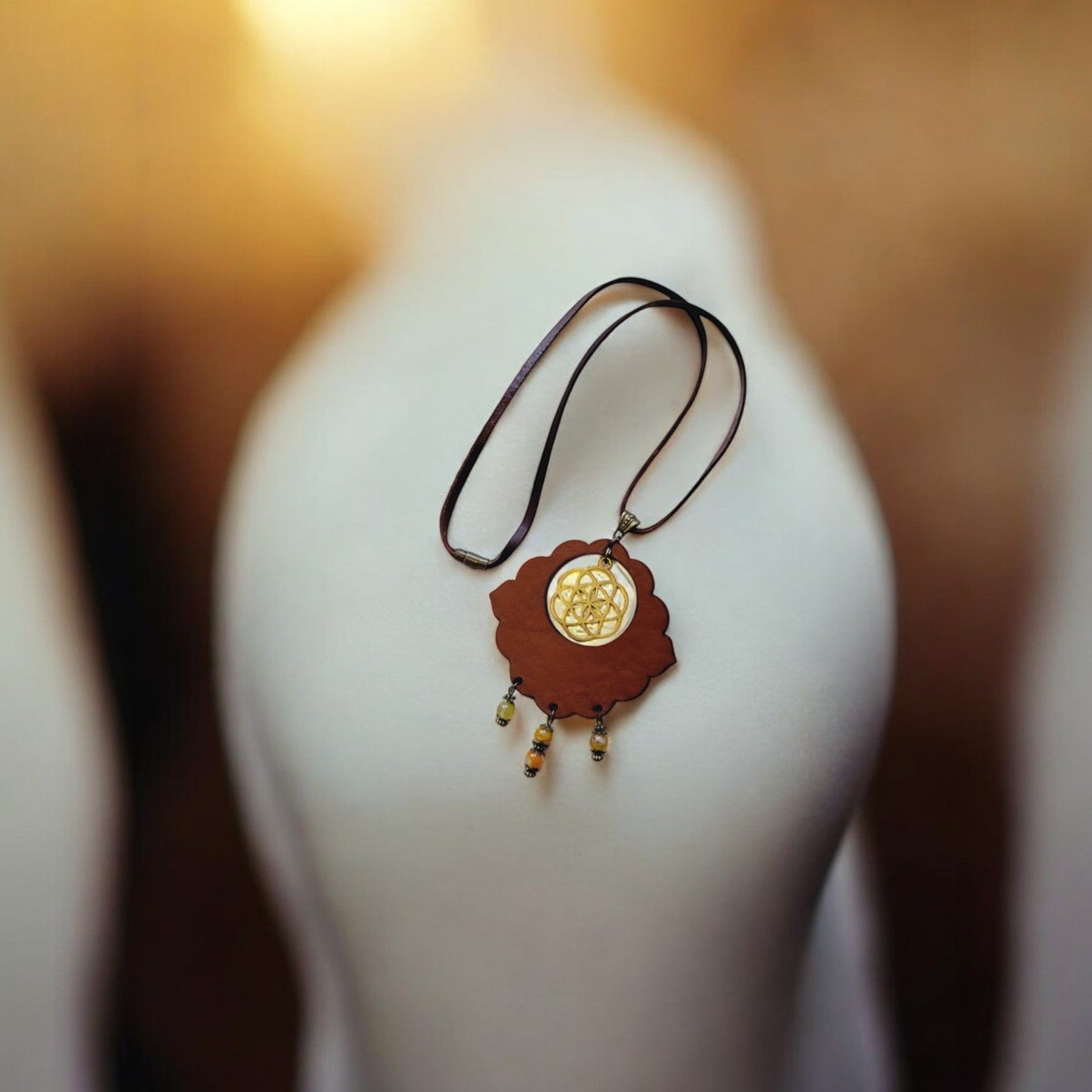 Leather Necklace | Charnova | V2