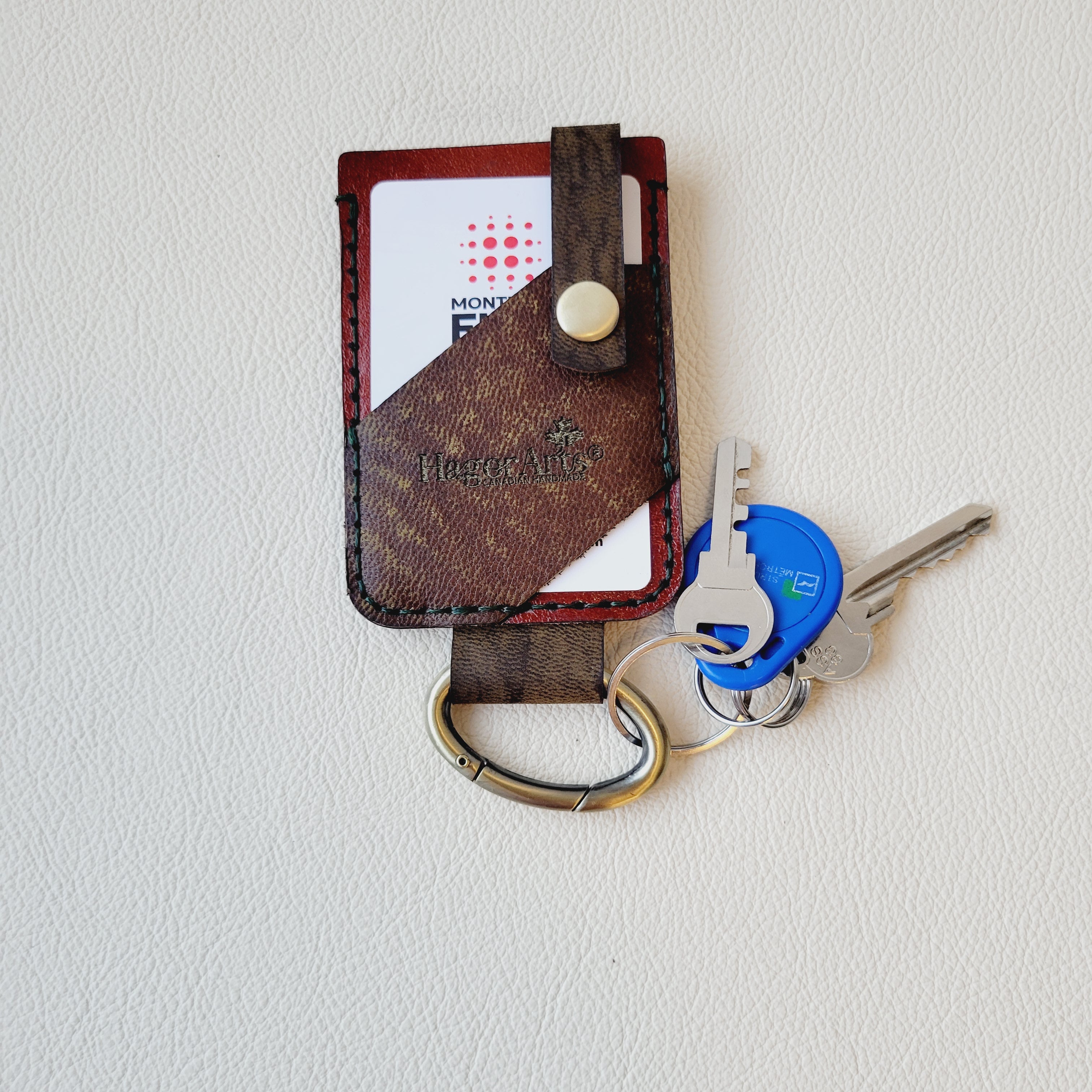 Leather Card & Key Holder, CarryAll C2