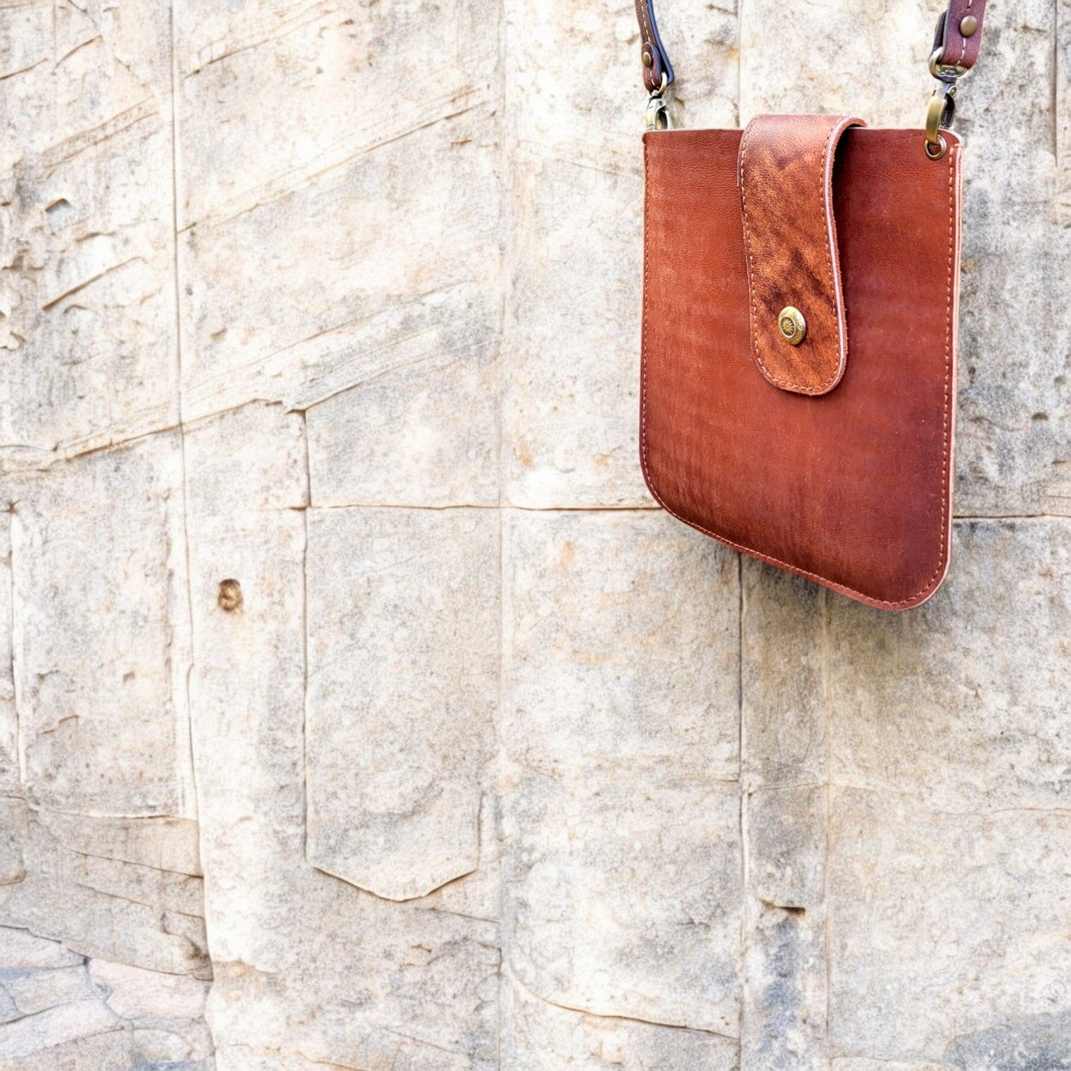 Tan Leather Bag | Timber | C4