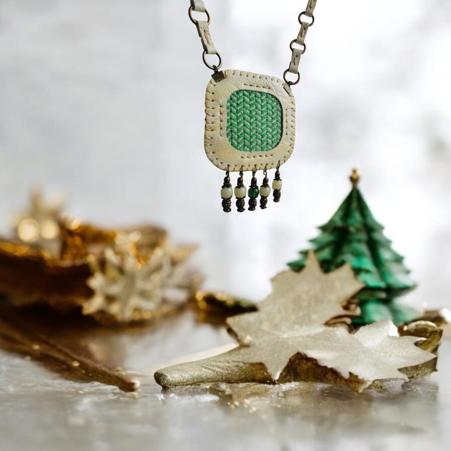 Leather Necklace | Velora | C1