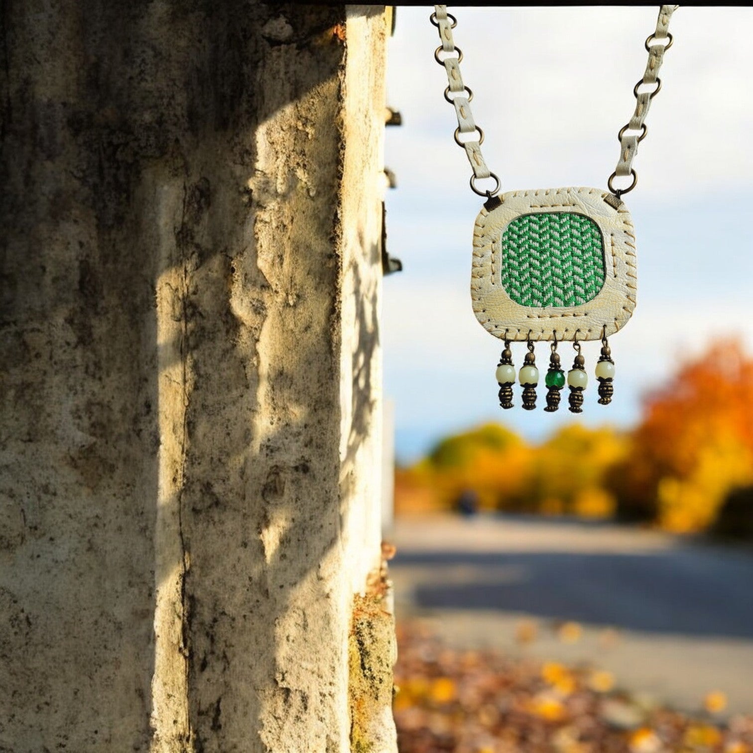 Leather Necklace | Velora | C1