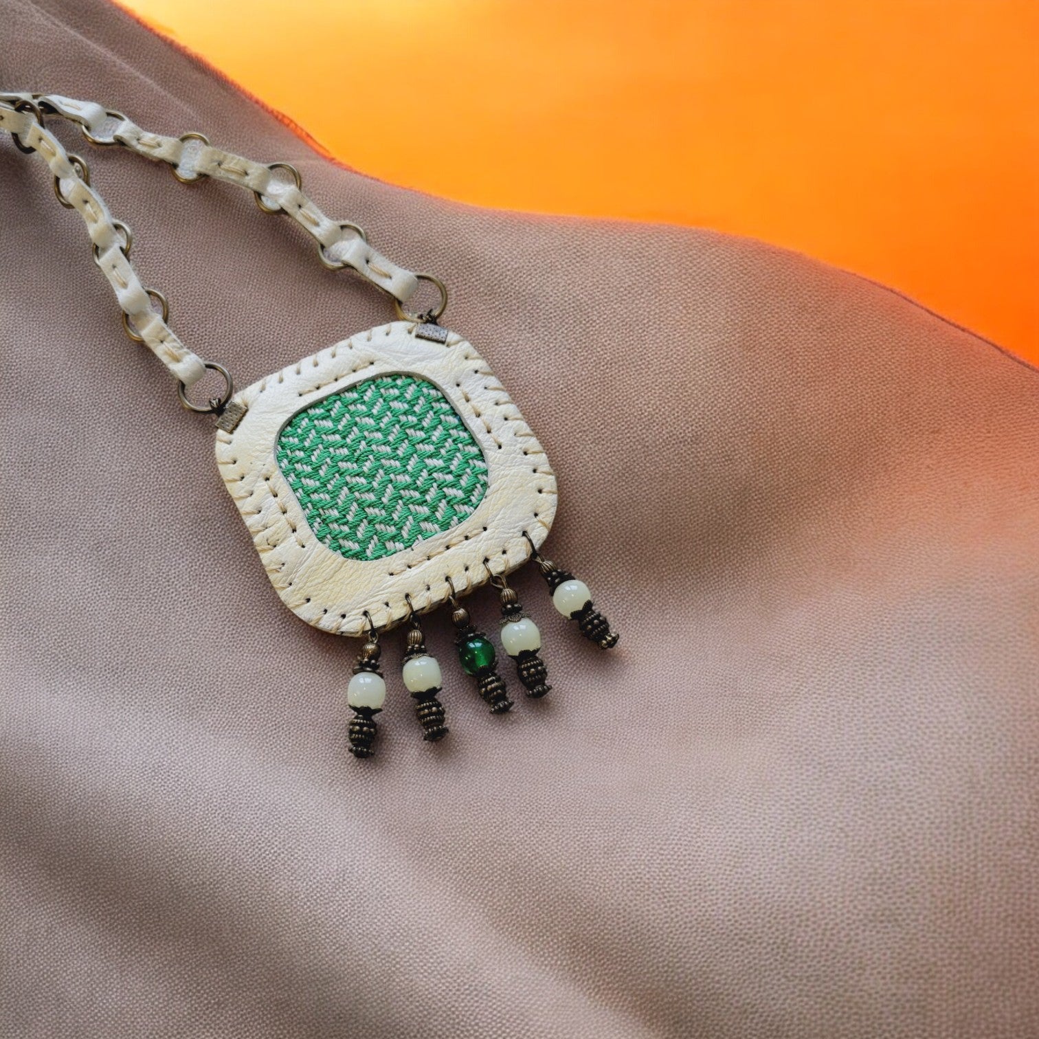 Leather Necklace | Velora | C1