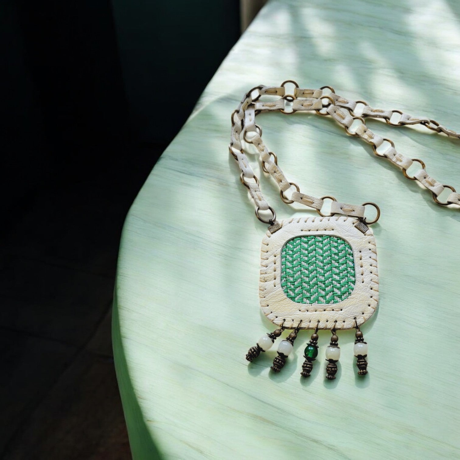 Leather Necklace | Velora | C1