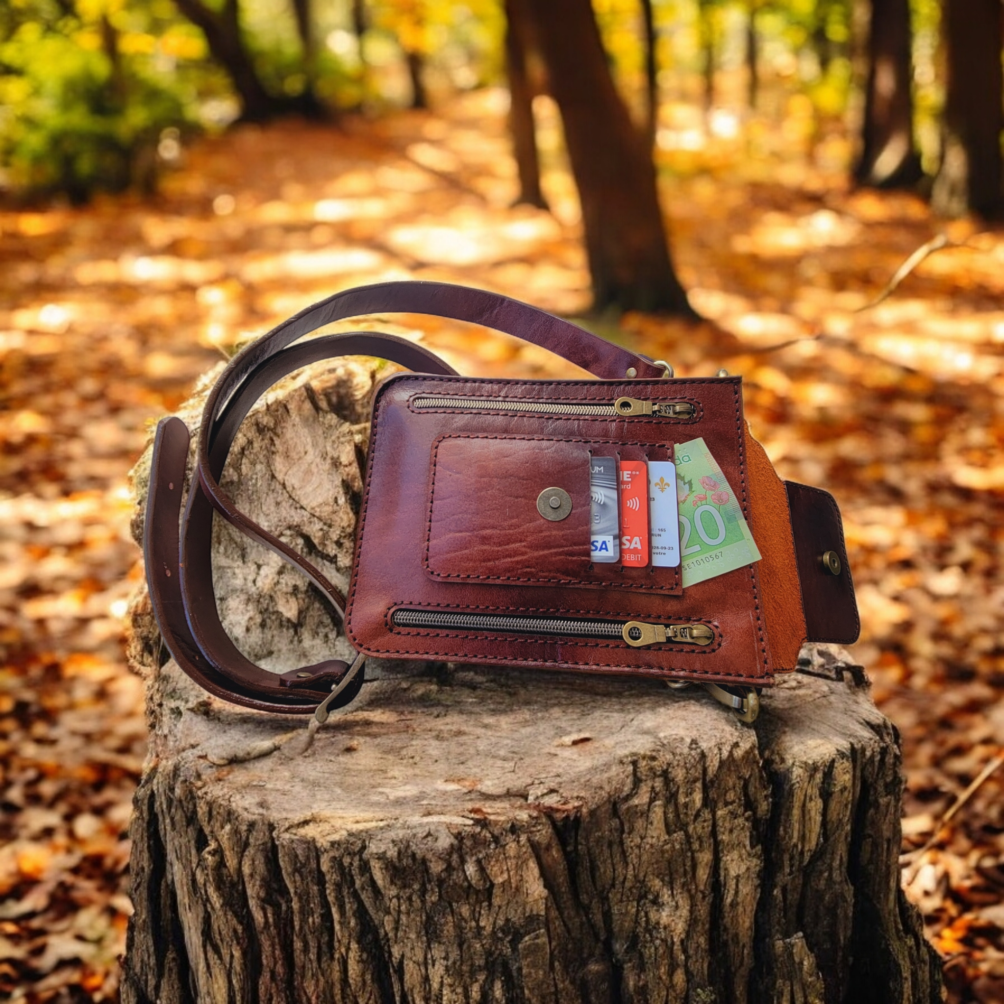 Leather Crossbody Bag | Élan | M2
