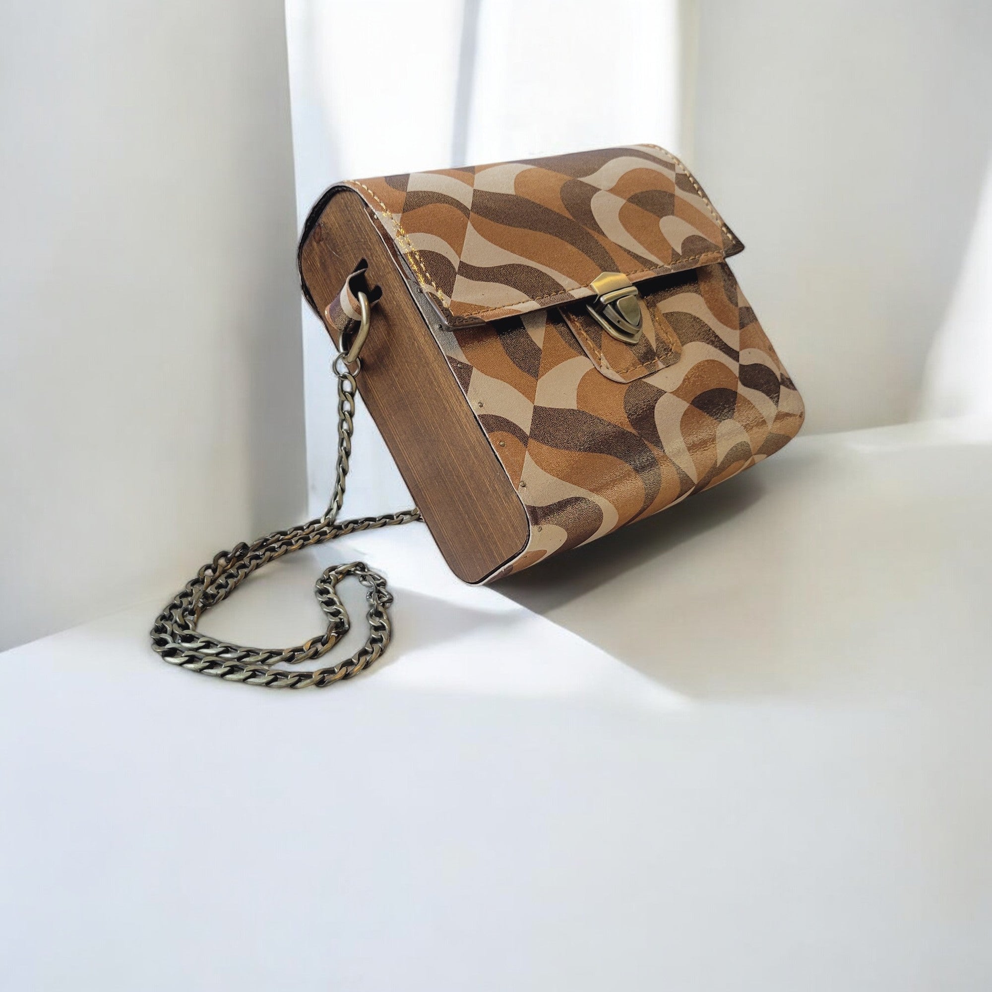 Leather Shoulder Bag, | Wavelet F1