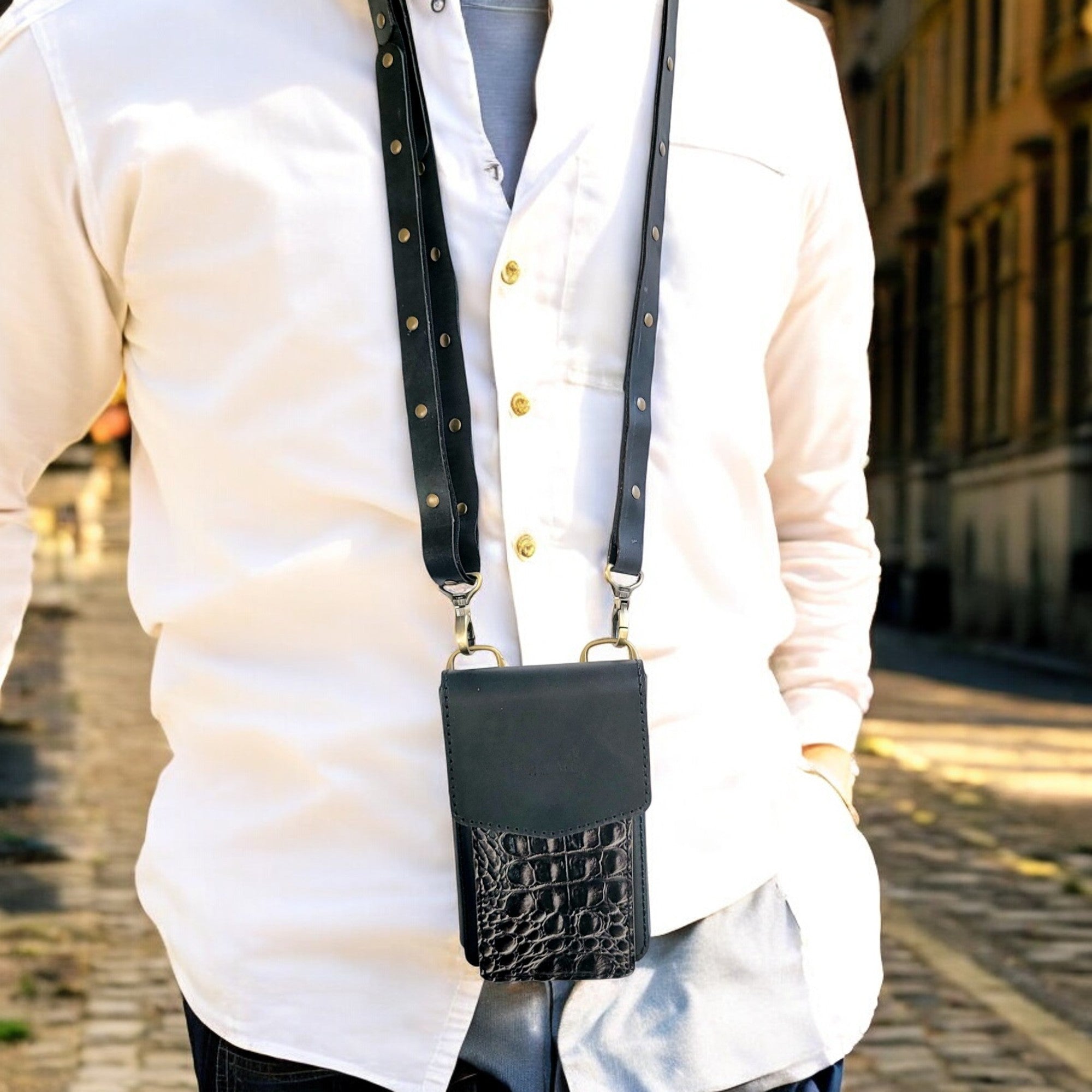 Leather Crossbody Bag | Fiora | S3