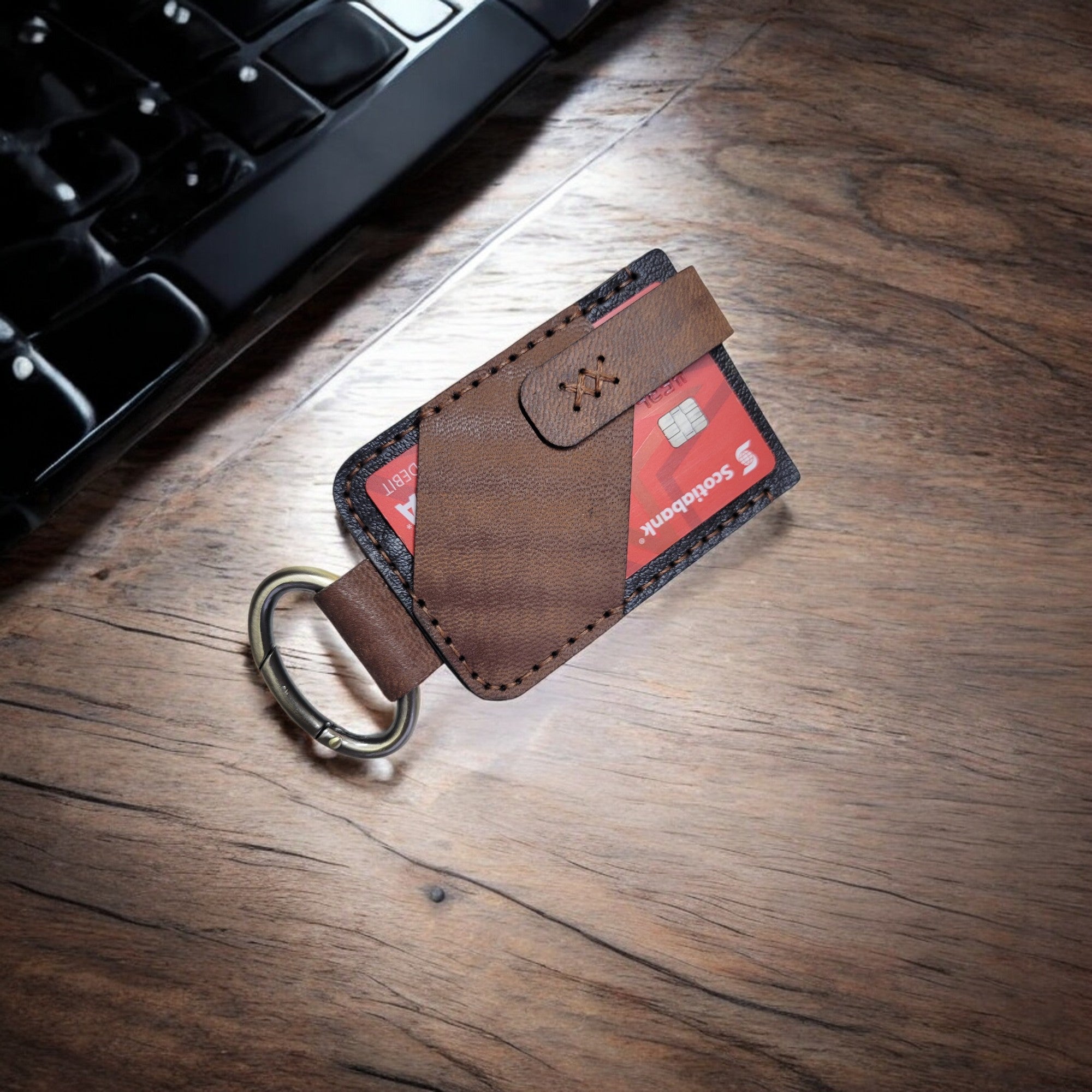 Leather Card & Key Holder, CarryAll C2