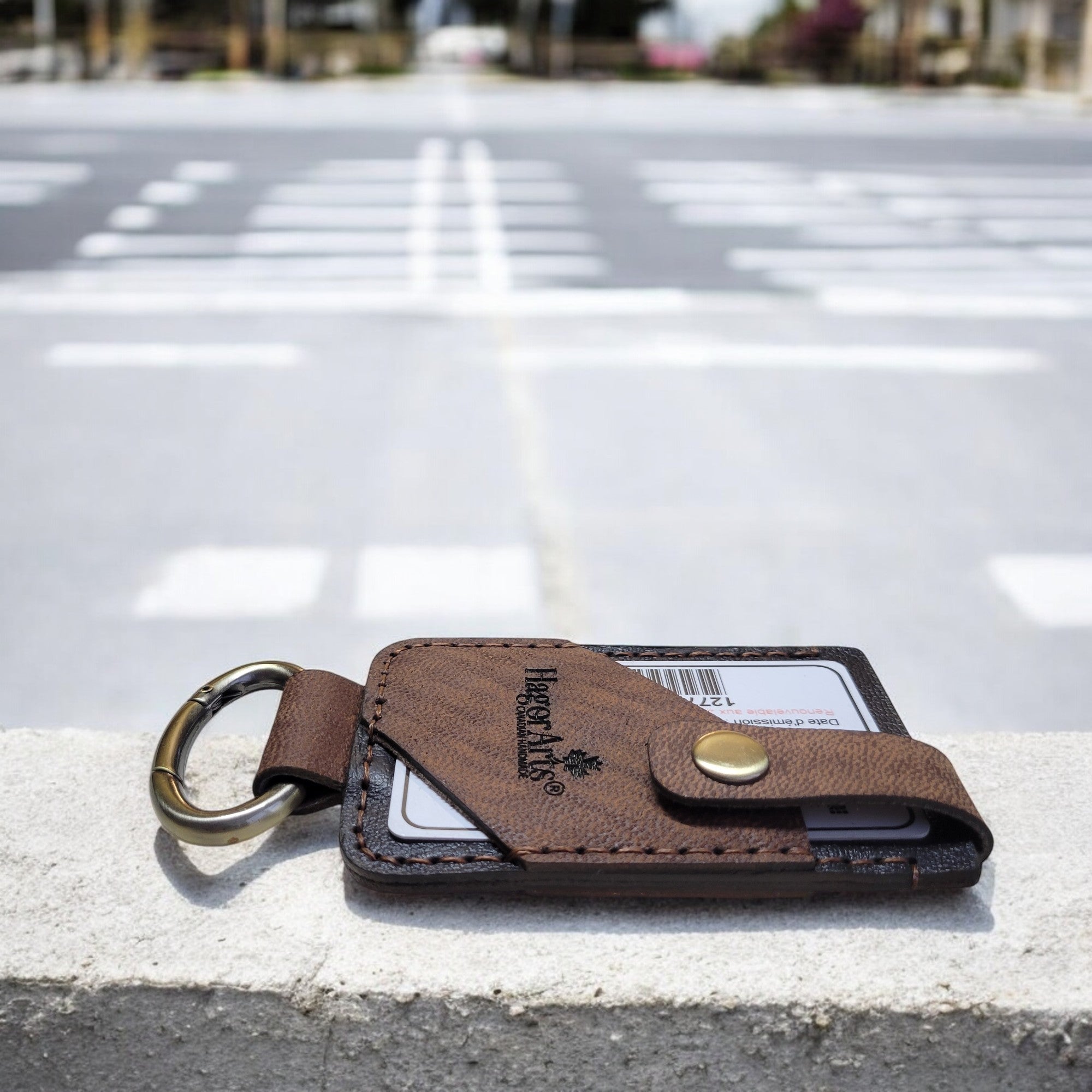 Leather Card & Key Holder, CarryAll C2