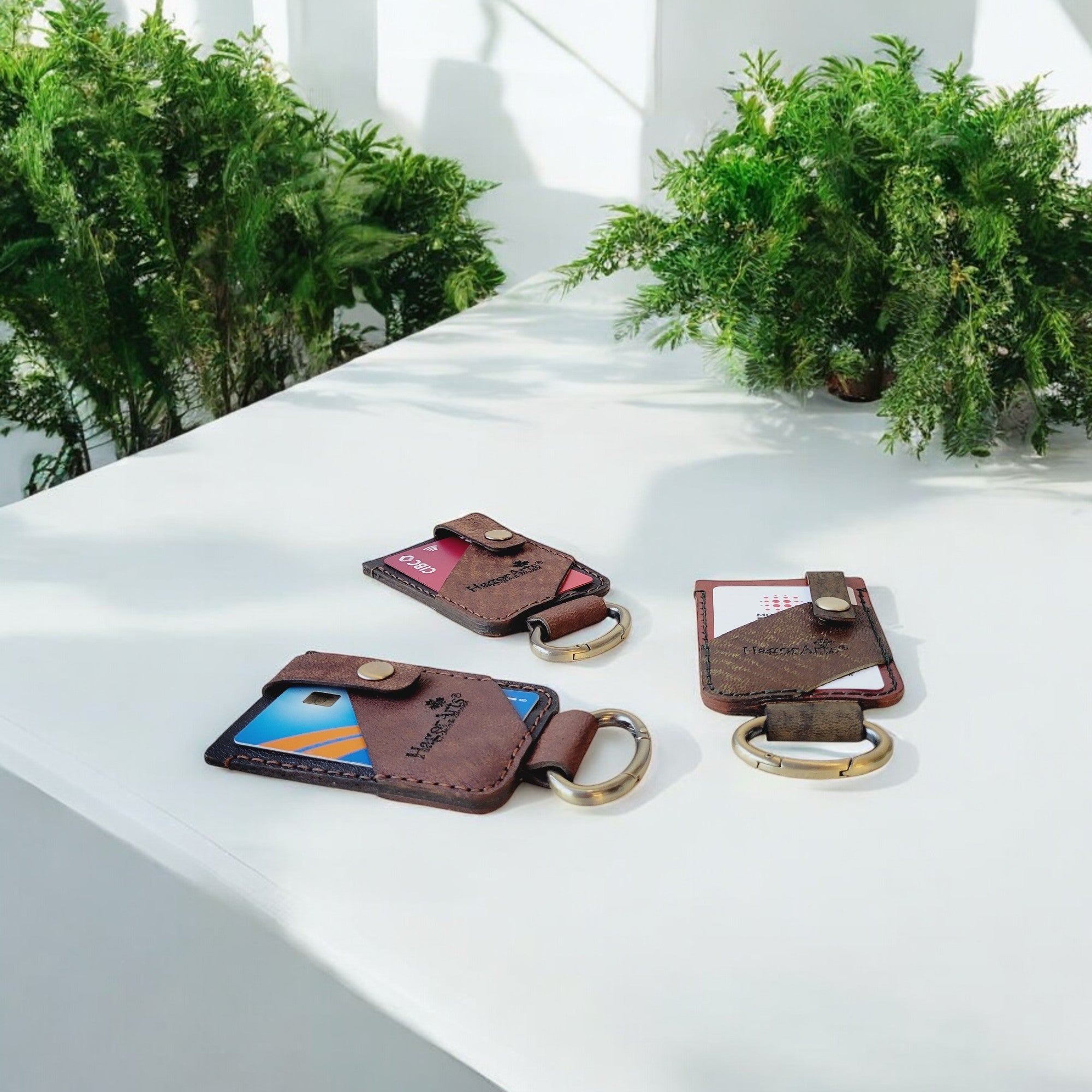 Leather Card & Key Holder, CarryAll C2