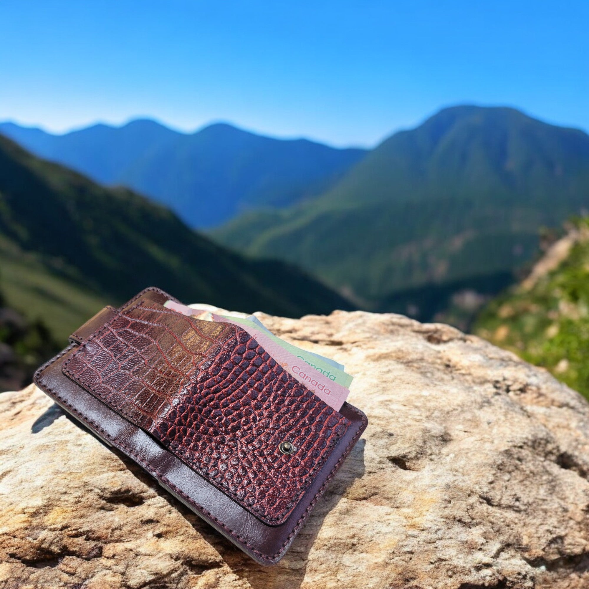 Leather Wallet, Orlanda - W1