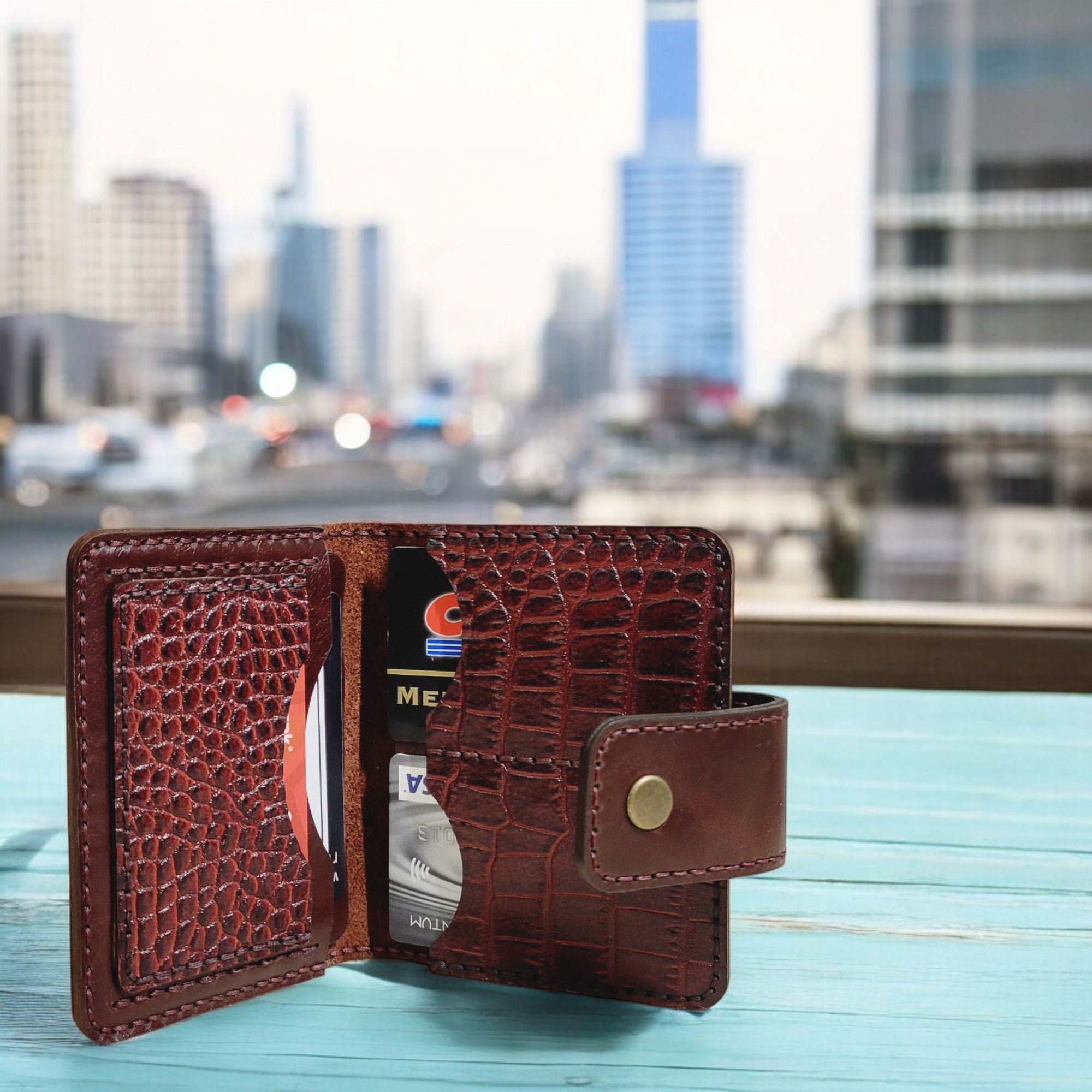 Leather Wallet, Orlanda - W1