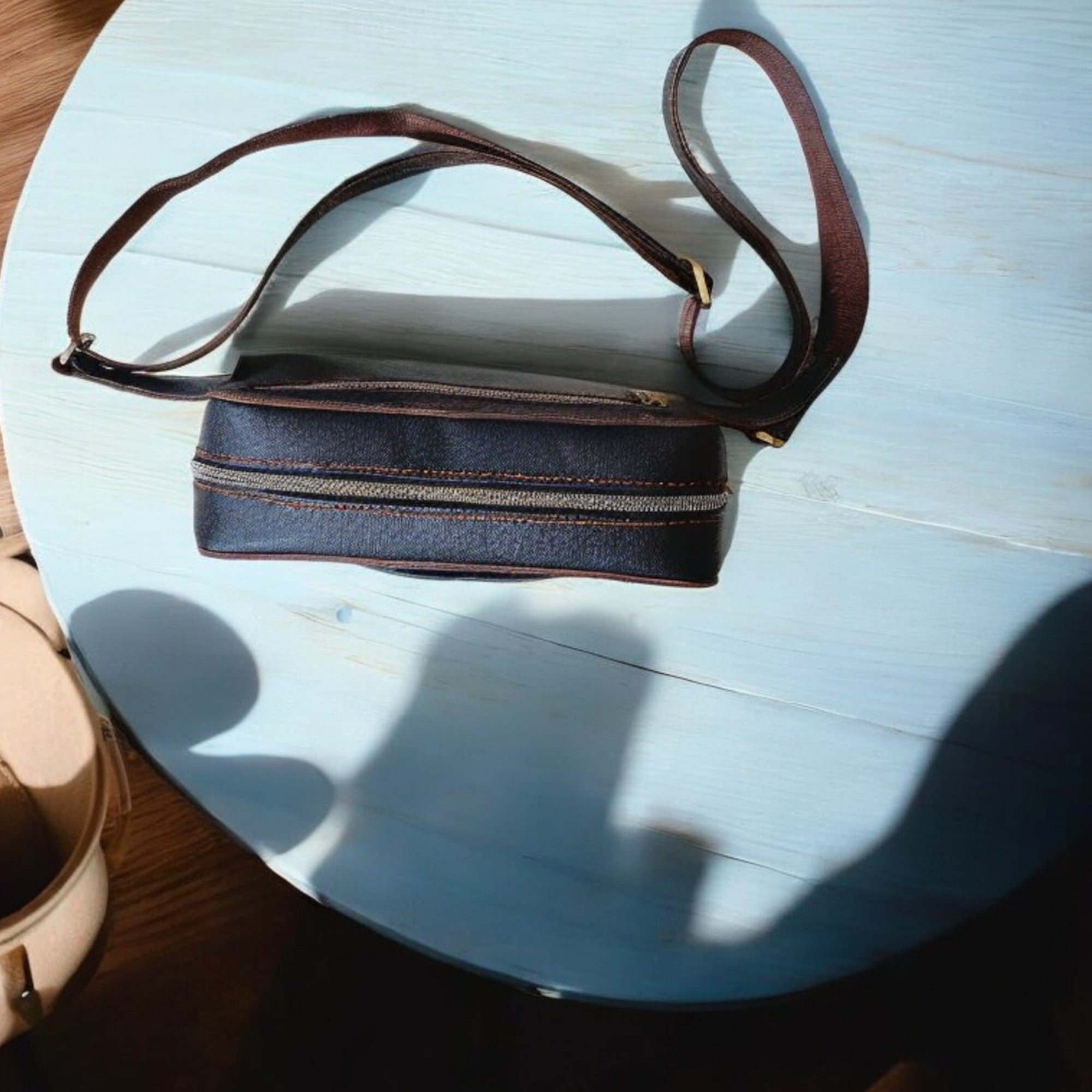 Leather Belt Bag, Scarlet C2