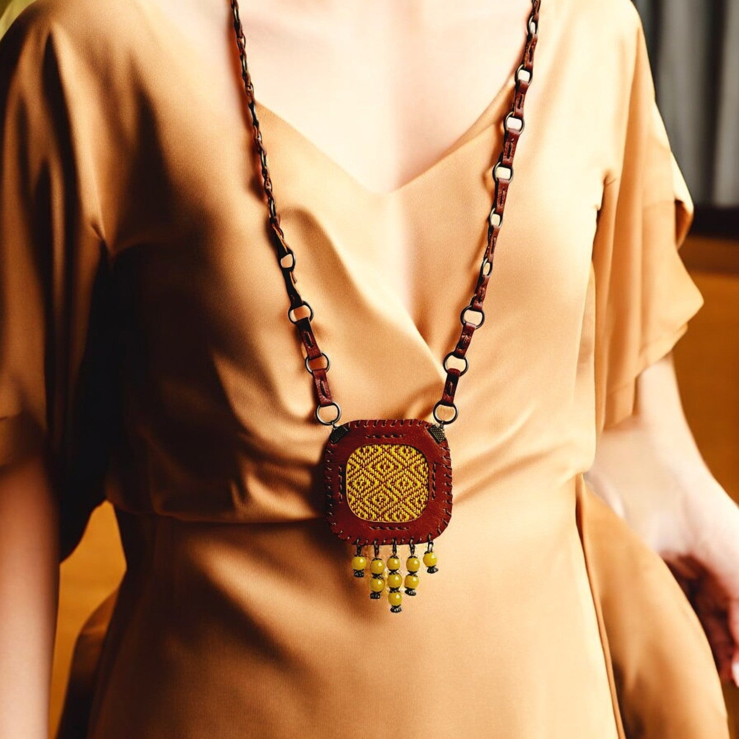 Leather Necklace | Velora | C3