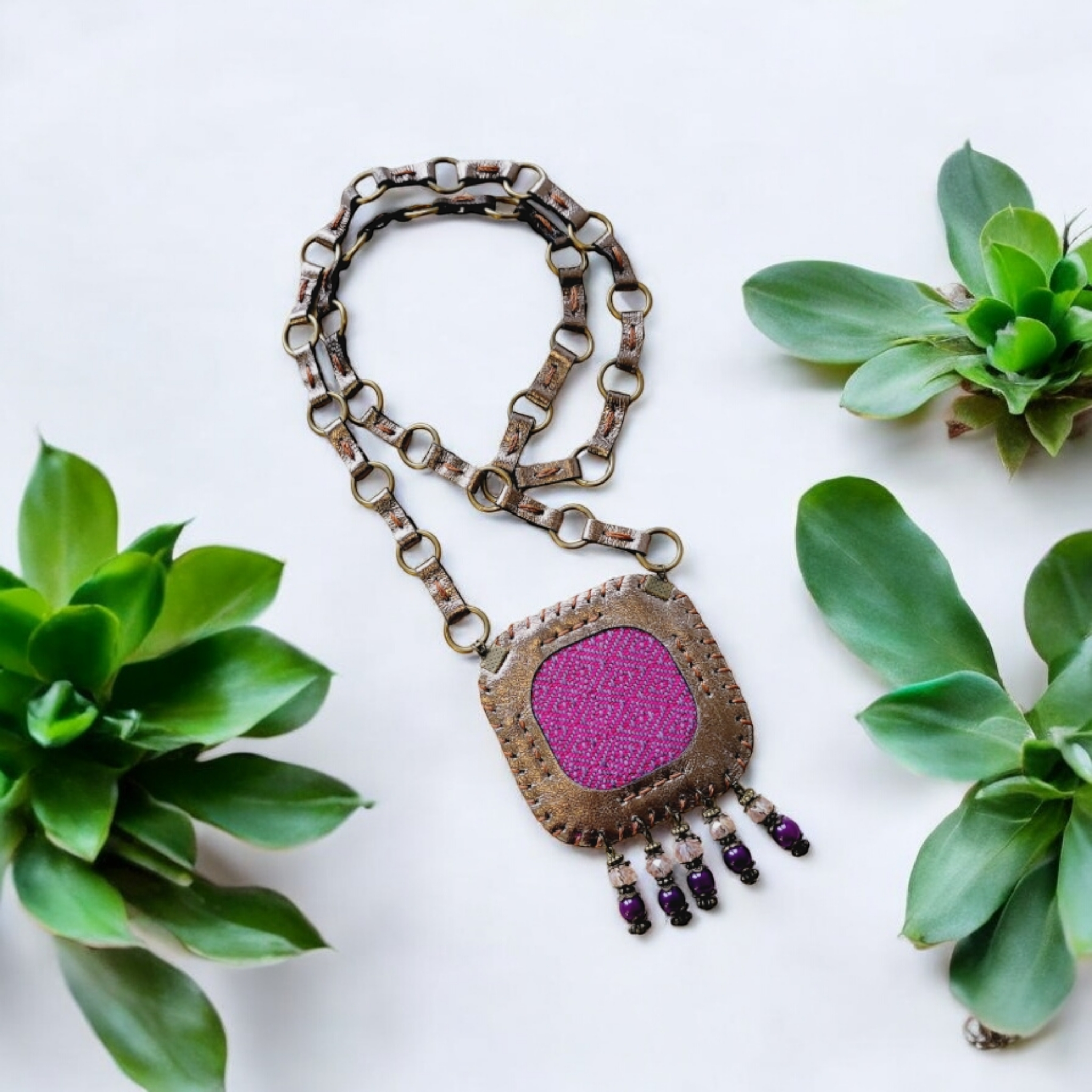 Leather Necklace | Velora | C6