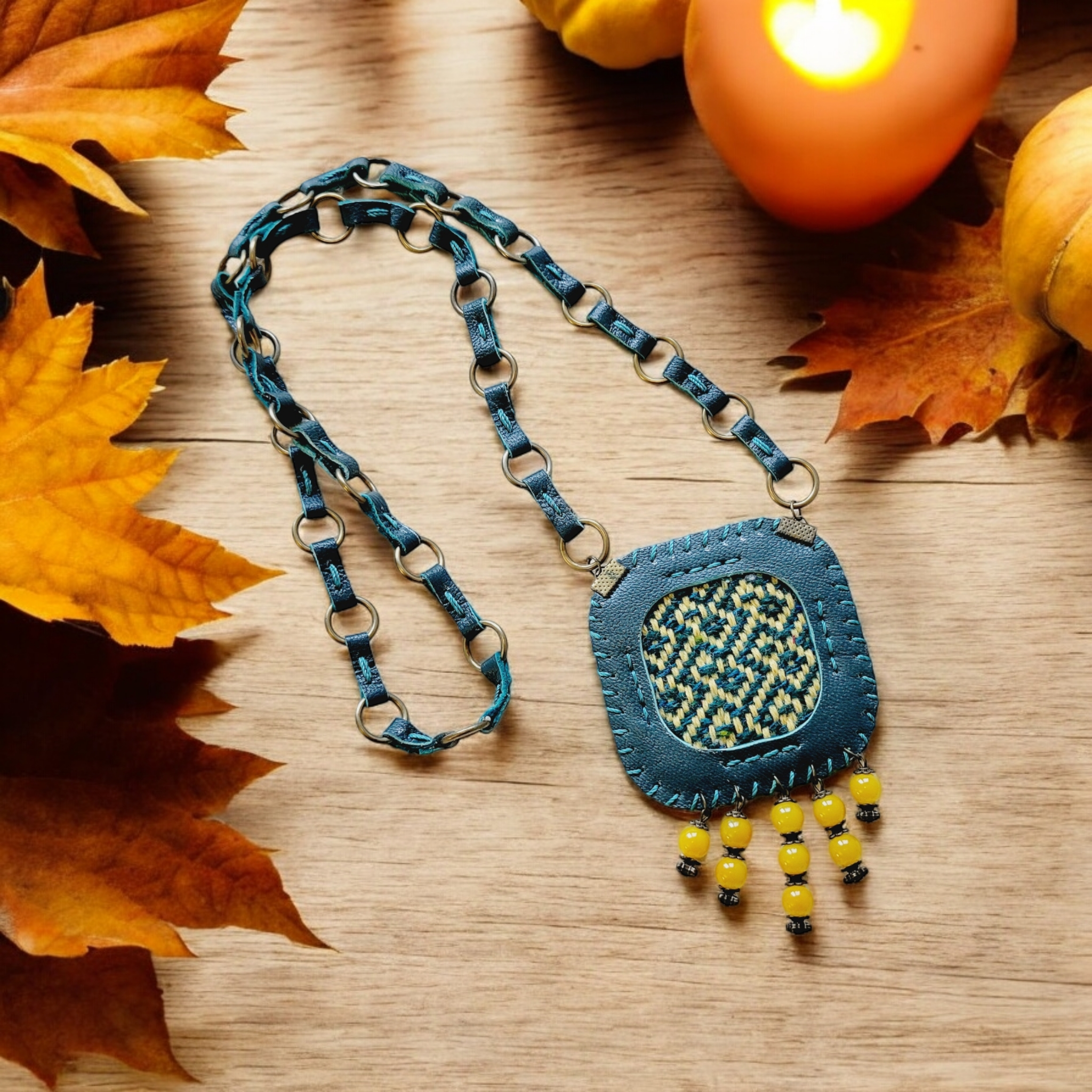 Leather Necklace | Velora | C9