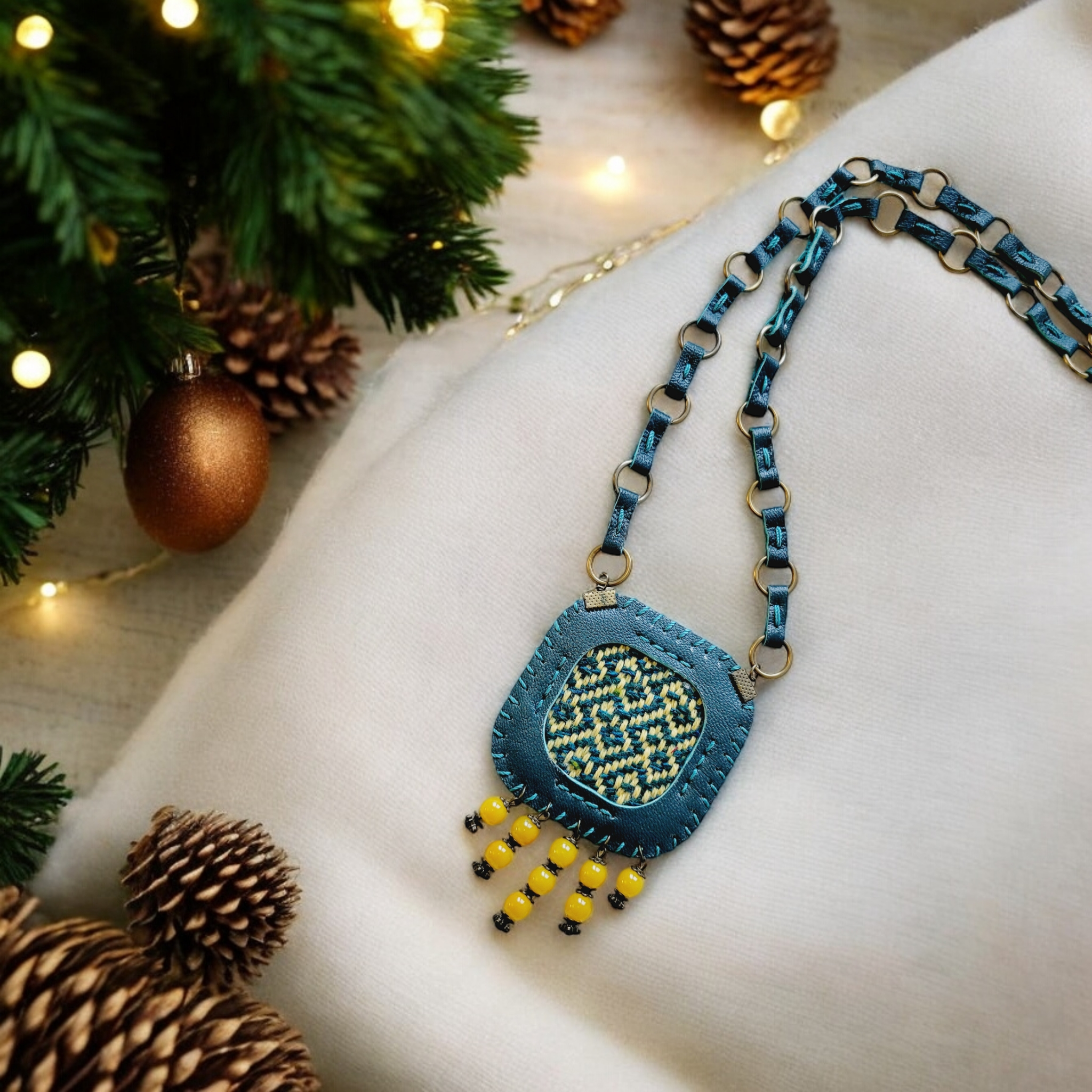 Leather Necklace | Velora | C9