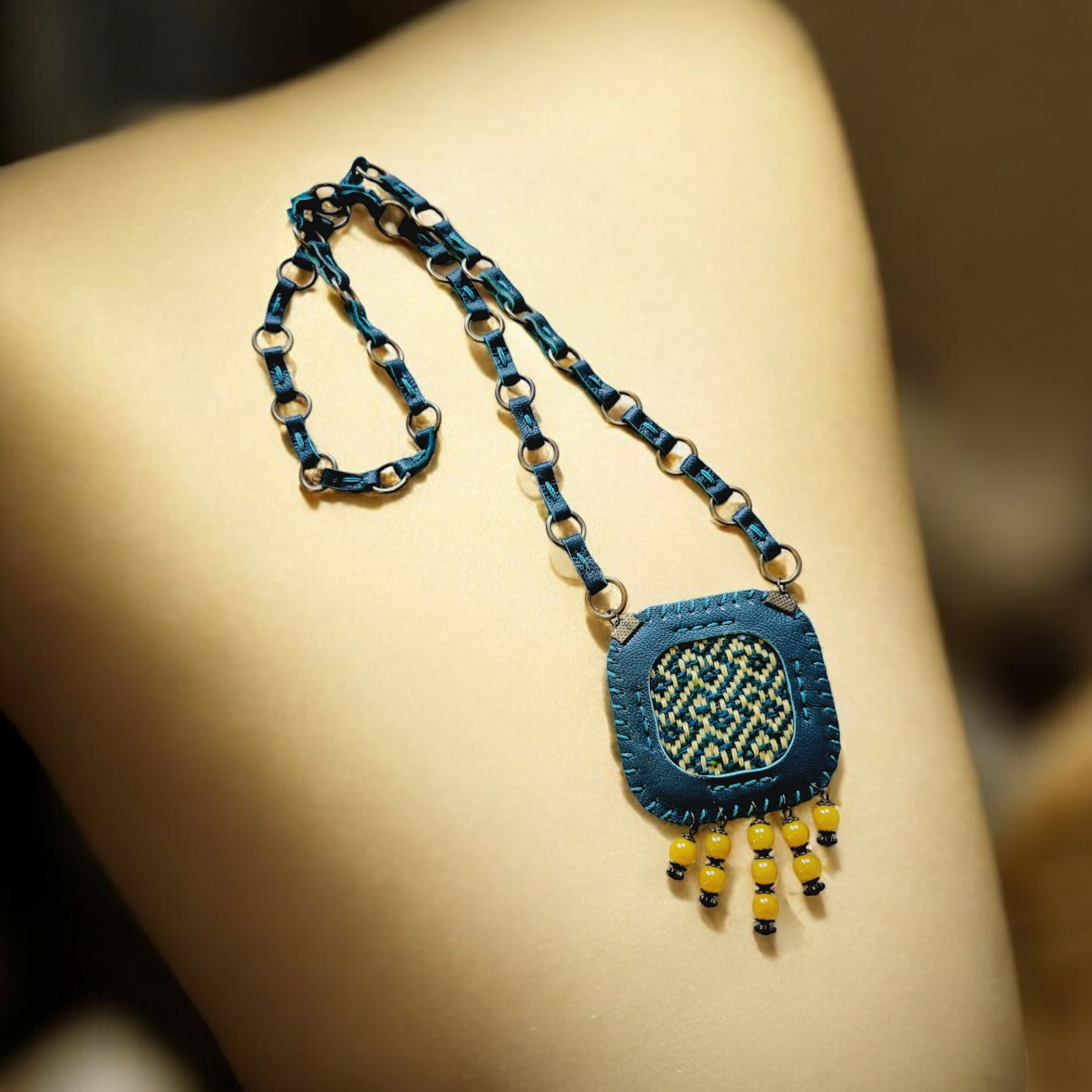 Leather Necklace | Velora | C9